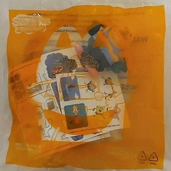 Full set SpongeBob McDonalds 2021 Happy Meal toys, all 10 toys NEW IN PACKAGE - Picture 11 of 11